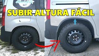 Como subir suspensión de cualquier coche de una forma fácil - Tu Coche Más Alto (Berlingo OFF ROAD)