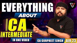 CA Intermediate  की पूरी जानकारी  | Eveything About CA Intermediate in one Video