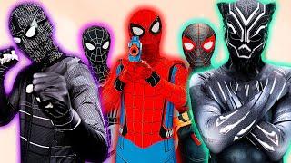 TEAM SPIDER-MAN vs BAD GUY TEAM ( 1 hour ) || The OVER of NEW BAD-HERO ( Live Action )