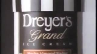 Dreyer's Grand Ad- Mocha Almond Fudge Ice Cream (1993)