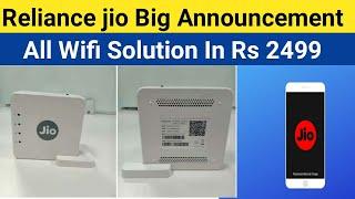 Jio Users Great News | Jio Wifi Mesh Solutions Only Rs 2499 | Super Offer
