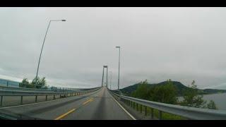 Scenic Drive from Sunndalsora to Kristiansund Norway (with captions)