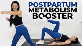 30-Min Postpartum Cardio + AB FINISHER!