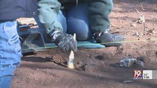 Archeological Dig In Progress on Redstone Arsenal