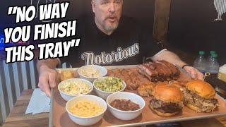 "YOU CAN'T EAT THAT ENTIRE TRAY OF MEAT!" - LARGEST BBQ ON THE EAST COAST