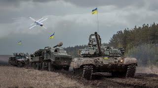 Kamikaze Drone Obliterates Three Ukrainian Armored Vehicles: Destruction Footage!!