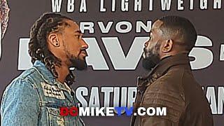 DEMETRIUS ANDRADE FACEOFF WITH DEMOND NICHOLSON AHEAD OF THERE FIGHT ON JANUARY 7 IN DC