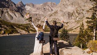 Romantic Alpine Elopement at Brainard Lake | Colorado Elopement Photographer and Videographer