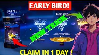 HOW TO COMPLATE EARLY BIRD ACHIVEMENT MISSION | EARLY BIRD | NEW ACHIEVEMENT MISSION FREE FIRE