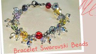 How to Make a Bracelet Crystal Swarovski Beads || Swarovski Jewellery