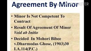 CAPACITY OF CONTRACT (PART 1), INDIAN CONTRACT ACT, 1872