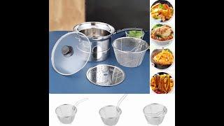 Stainless Steel Multifunctional Pot, Boil/simmer/fry/cook/stew, not easy to stick