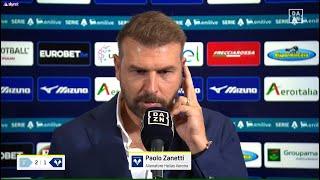 Zanetti post partita Lazio Verona 2-1