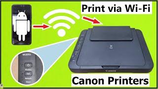 Print in Canon Wireless Printers from Phone using Wi-Fi | Easy & Simple Process - Wireless Printing