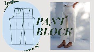 Make Pants that FIT from Scratch - Trouser Block Tutorial | LYDIA NAOMI