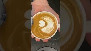 How to Pour a Tulip #latteart #lattearttutorial #barista #coffee #espresso #coffeeart #shorts