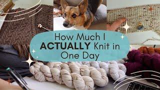 How Do I Knit SO MUCH? Aftermath of a New Yarn Release & Daily Vlog | Knitting Podcast