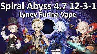 Lyney Furina ASIMOV in 25s 4.7 Spiral Abyss