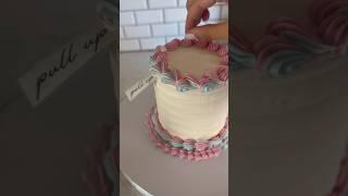 What do you think of this gender reveal CAKE idea? Comment your thoughts!