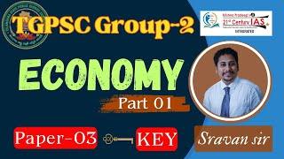 TGPSC Gr2 Paper 03 Economy Part 01 Key and Explanation (Dec 2024)