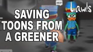 Saving a Toon From a Greener In The VP - Toontown Rewritten