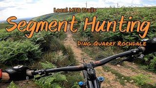 Segment Hunting - Finding a trail - Local MTB Run - Ding Quarry Rochdale #strava #mtb