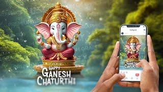 Beautiful Happy Ganesh Chaturthi Motion Graphics (Premium Graphics)