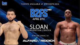 B2 Fighting Series 180 | Gerardo Alfaro vs Isaih Riddick 170 Ammy