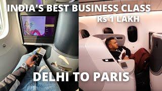 Delhi To Paris in India's Best Business Class | Worth the money ? | | Vistara Business class |