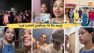 প্রতিবাদ মিছিল  Justice AchievementInterior  Bengali Vlog  Indian Vlogger Swaralipi