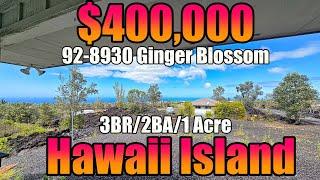 SOLD! 92-8930 Ginger Blossom, Ocean View, Big Island Hawaii Real Estate - MLS#713675