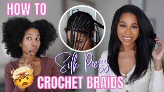 IT'S GIVING SILK PRESS | FREETRESS YAKY BOUNCE | HOW TO INSTALL CROCHET BRAIDS | DETAILED TUTORIAL