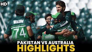 Highlights | Pakistan vs Australia | ODI | PCB | MM2A