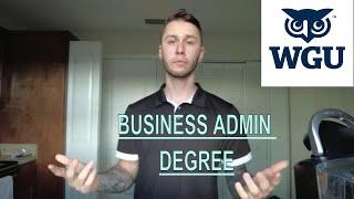 WGU Business Administration Degree #WGU