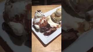 Sobremesa tripla para provar no Outback