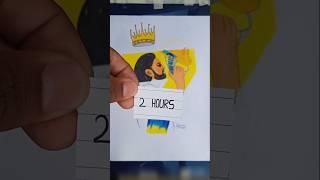 time vs my art #shorts #rishavarts #youtubeshorts #drawing #trending #artistlife