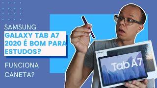 Samsung Galaxy Tab A7 2020 - É bom e vale a pena para estudo? Análise/Review!