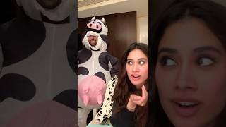 Janhvi Kapoor Shocked by Orry’s HALLOWEEN look | Orry | #shorts #bollywood #comedy #fun