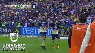 Gol de Oribe Peralta para empatar el Clásico Nacional entre América y Chivas