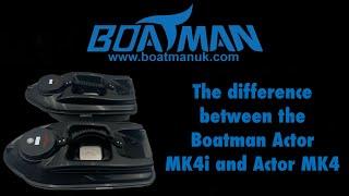 The difference between the Boatman Actor MK4 & MK4i bait boats.