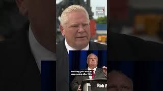 "Disgusting people": Doug Ford blasts creators of Netflix doc on late brother Rob Ford