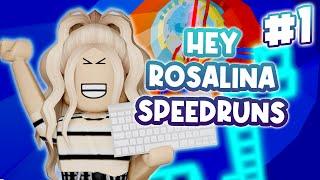 HeyRosalinaSpeedruns #1 | ROBLOX Tower of hell #shorts