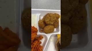 Eating what my students eat for lunch! | Mrs. Woolley in 5th #shorts  #teacher