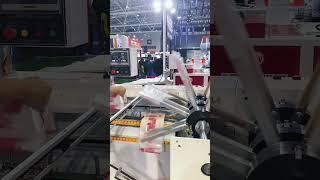 800BFS high speed punching wicket plastic bag making machine for bread packaging bag #shorts