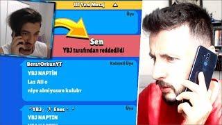 YBJ BENİ KULÜBE ALMADI! (Telefonla Aradım!) Brawl Stars