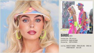 Margot Robbie BARBIE MOVIE Makeup‍️ + '90s Roller Skate Barbie Costume!