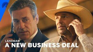 Landman | Monty Consults Tommy About a Business Deal (S1, E7) | Paramount+