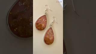 Teardrop Resin Earrings