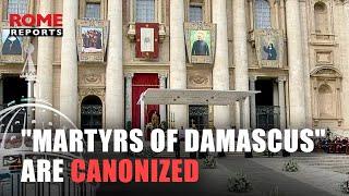 Pope Francis canonizes the "Martyrs of Damascus"