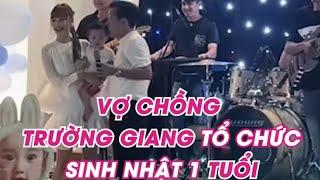 Vợ chồng Trường Giang tổ chức sinh nhật 1 tuổi cho quý tử ở biệt thự tiền tỷ | @60sNew